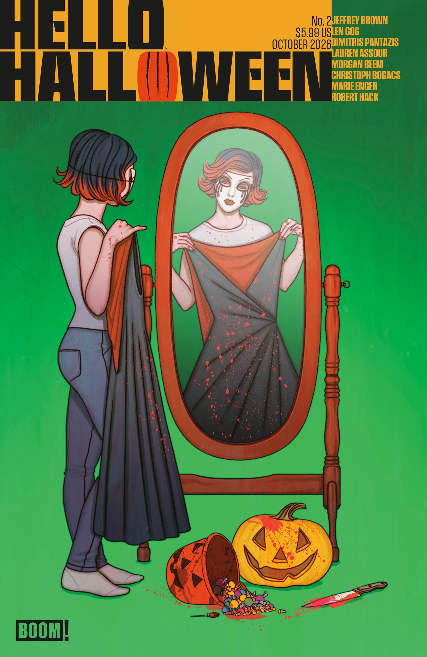 Hello Halloween #2 B Variant (Dressed, Frison)