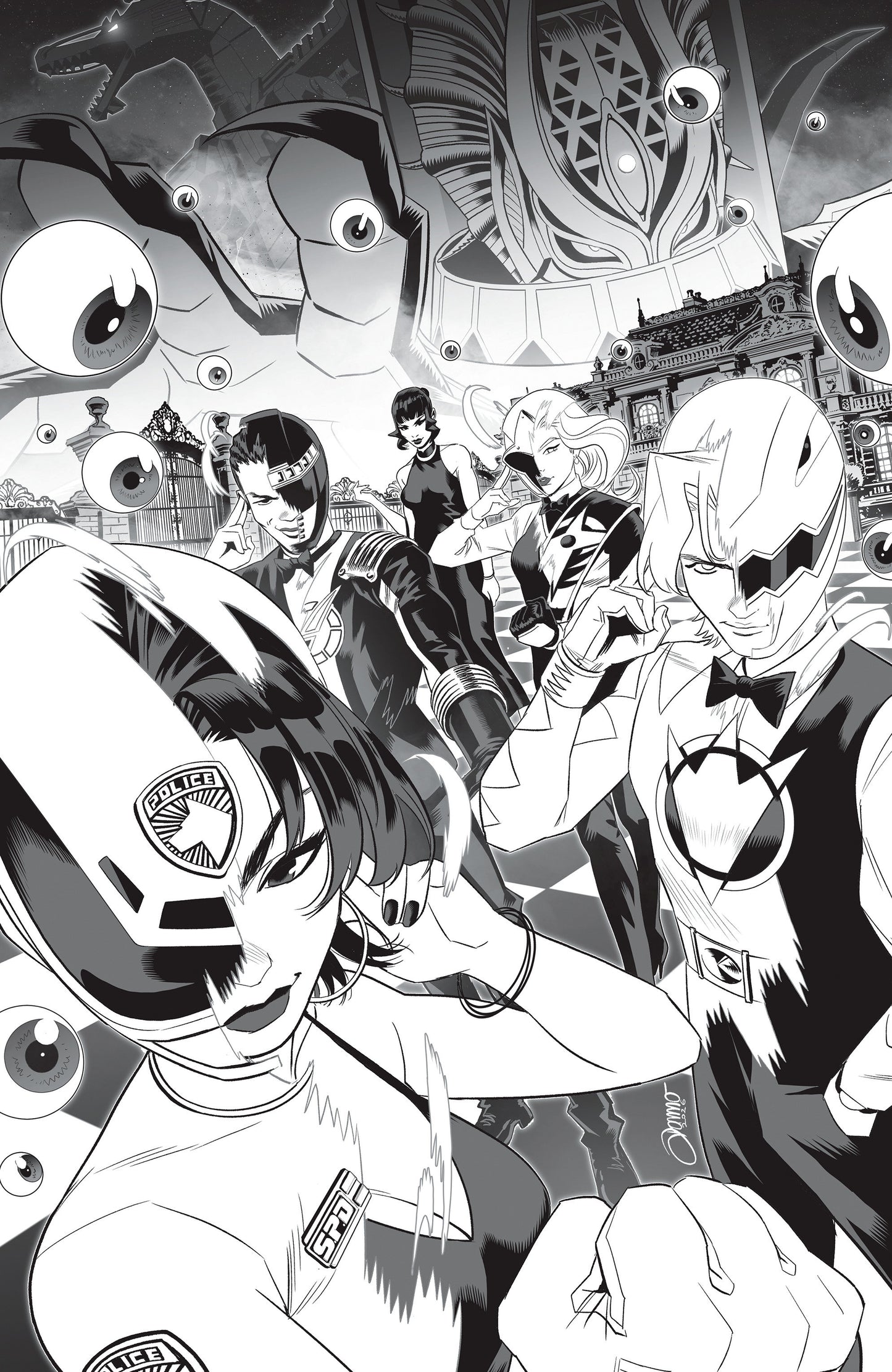 Power Rangers Unlimited #3 J Unlimited Variant (Full Art, Zonno)