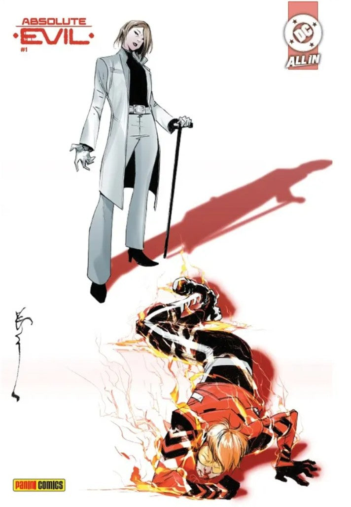 ABSOLUTE EVIL #1 – DUSTIN NGUYEN EXCLUSIVE VARIANT – SPANISH EDITION – MATTE LAMINATE + ACETATE COVER – LTD 100