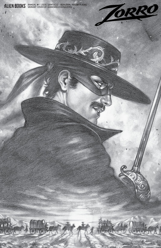 Zorro Annual #1 Variant D (Bonacorsi B&W)