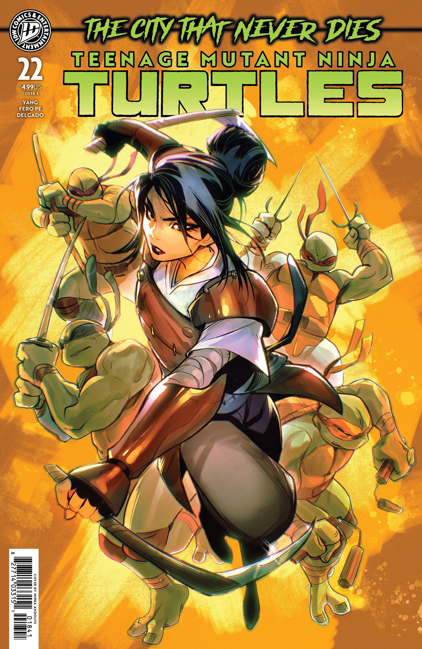 Teenage Mutant Ninja Turtles #22 Variant E (Andolfo)