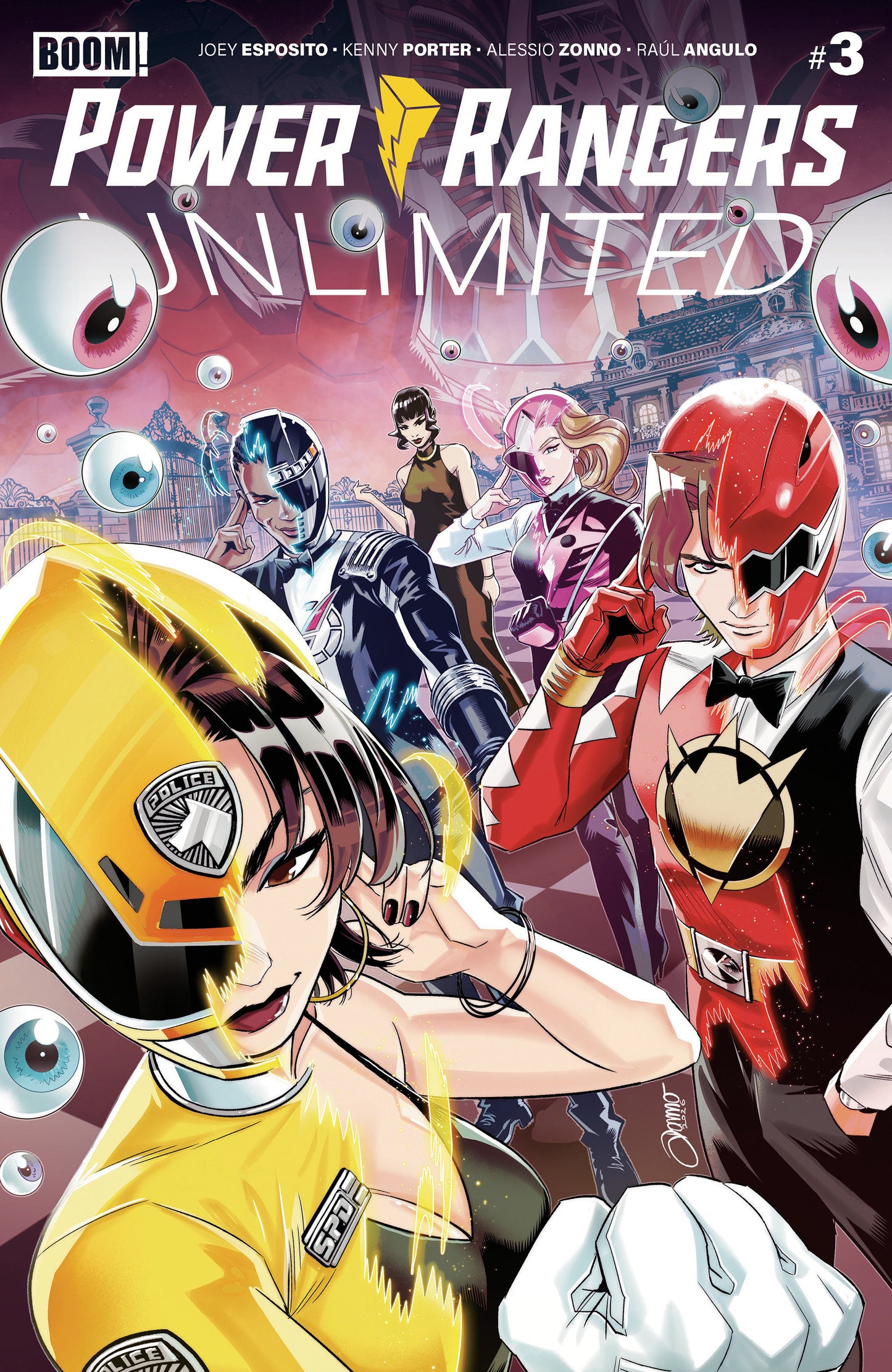 Power Rangers Unlimited #3 A Main (Dressed, Zonno)