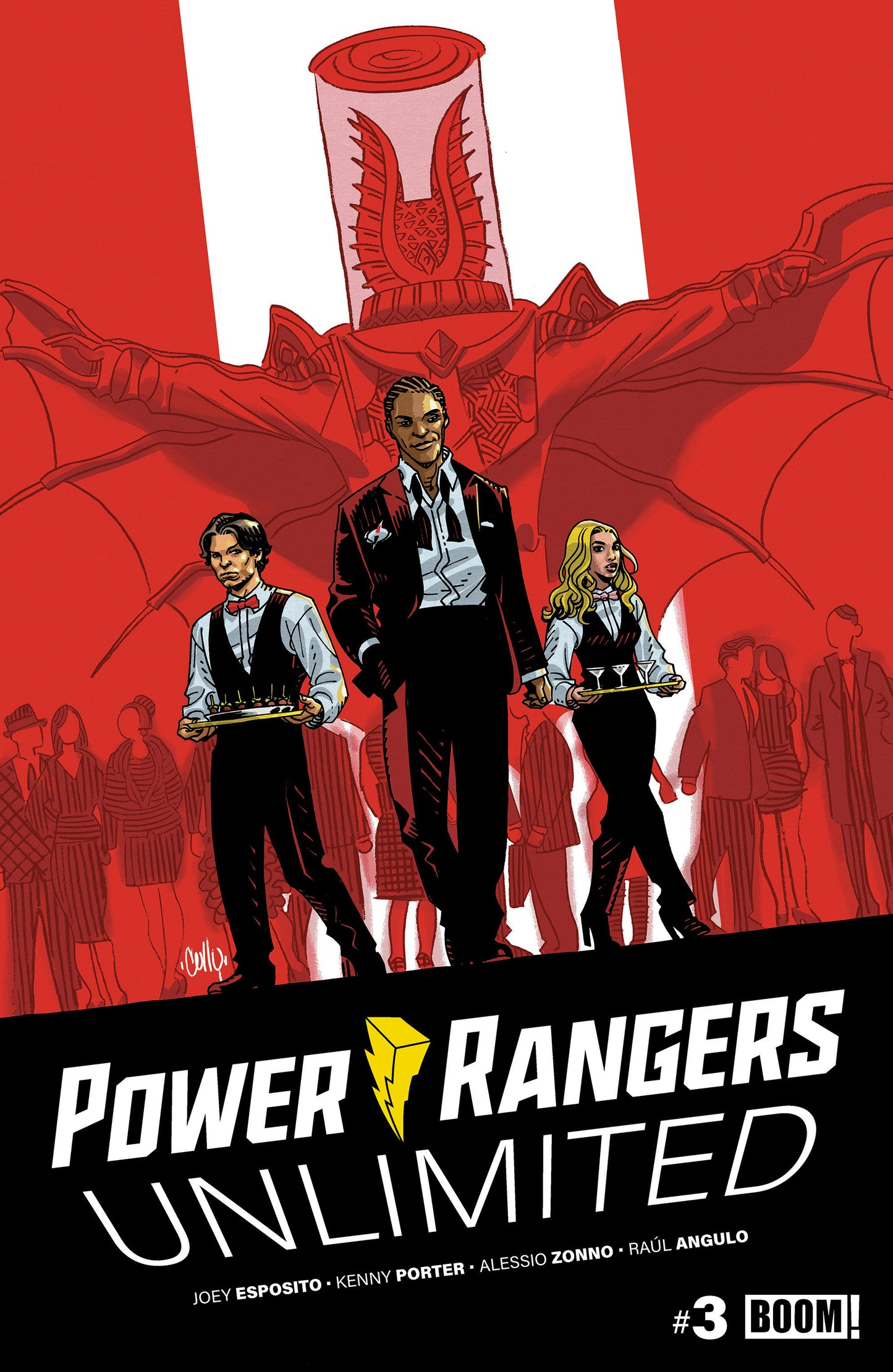 Power Rangers Unlimited #3 B Variant (Dressed, Hamner)