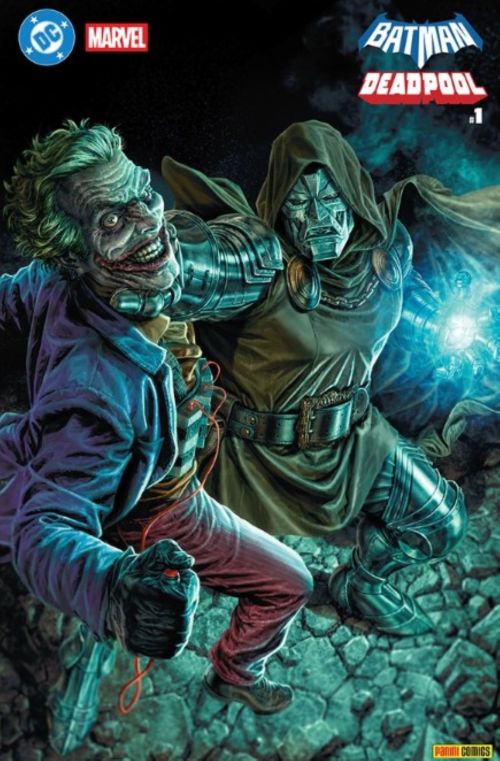 BATMAN / DEADPOOL #1 – LEE BERMEJO EXCLUSIVE VARIANT – MATTE LAMINATE + GLOW-IN-THE-DARK FINISH – LTD 100