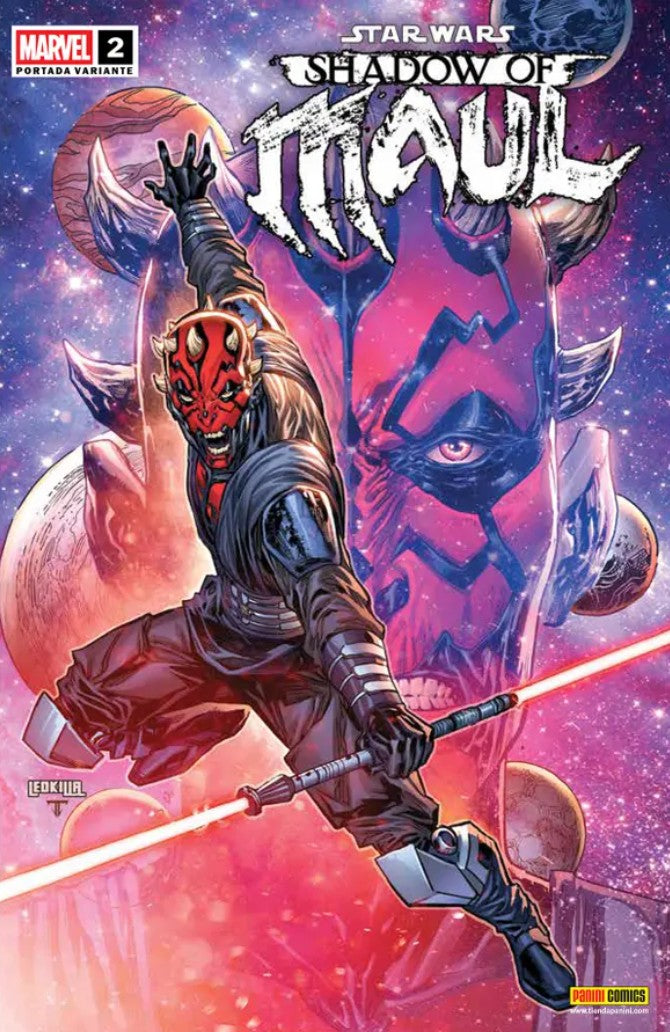 STAR WARS: SHADOW OF DARTH MAUL #2 – EXCLUSIVE VARIANT – SPANISH EDITION – METALLIC PAPER + MATTE LAMINATION – LTD 100